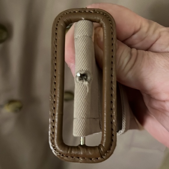 Burberry Vintage DBL Breasted Trench Wool/Cashmere Zip Lining Belt 40R - Picture 12 of 16